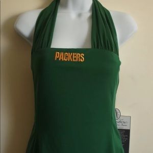 GO PACK GO! Green Bay Packers Halter Blouse